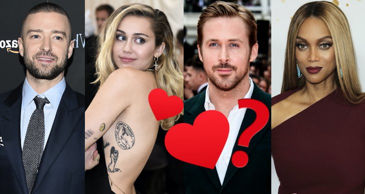 Natalie Portman, Quiz, Justin Timberlake, Miley Cyrus, Tom Cruise, Jennifer Lopez, Ryan Gosling, Tyra Banks